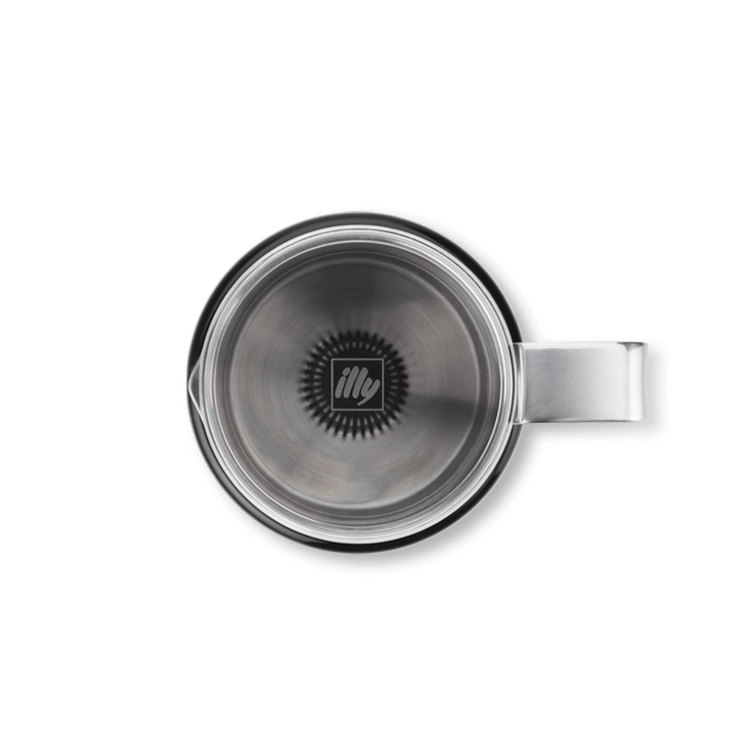 illy Milchaufschäumer für Cappuccino Schwarz