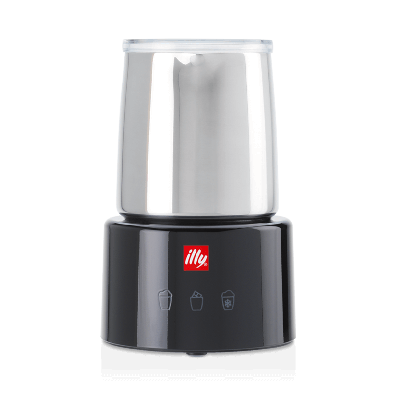 illy Milchaufschäumer für Cappuccino Schwarz