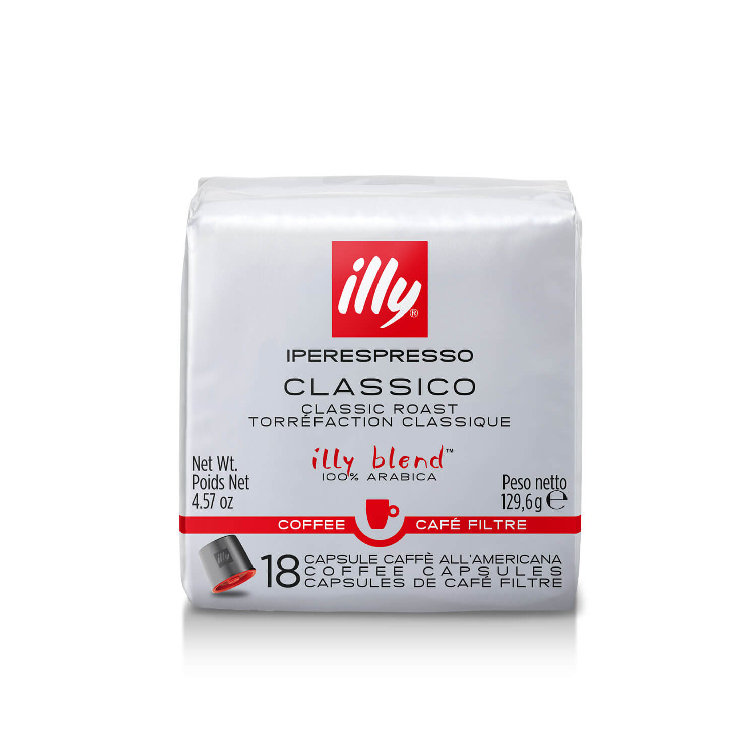 illy Classico filter coffee Iperespresso (18 capsules)
