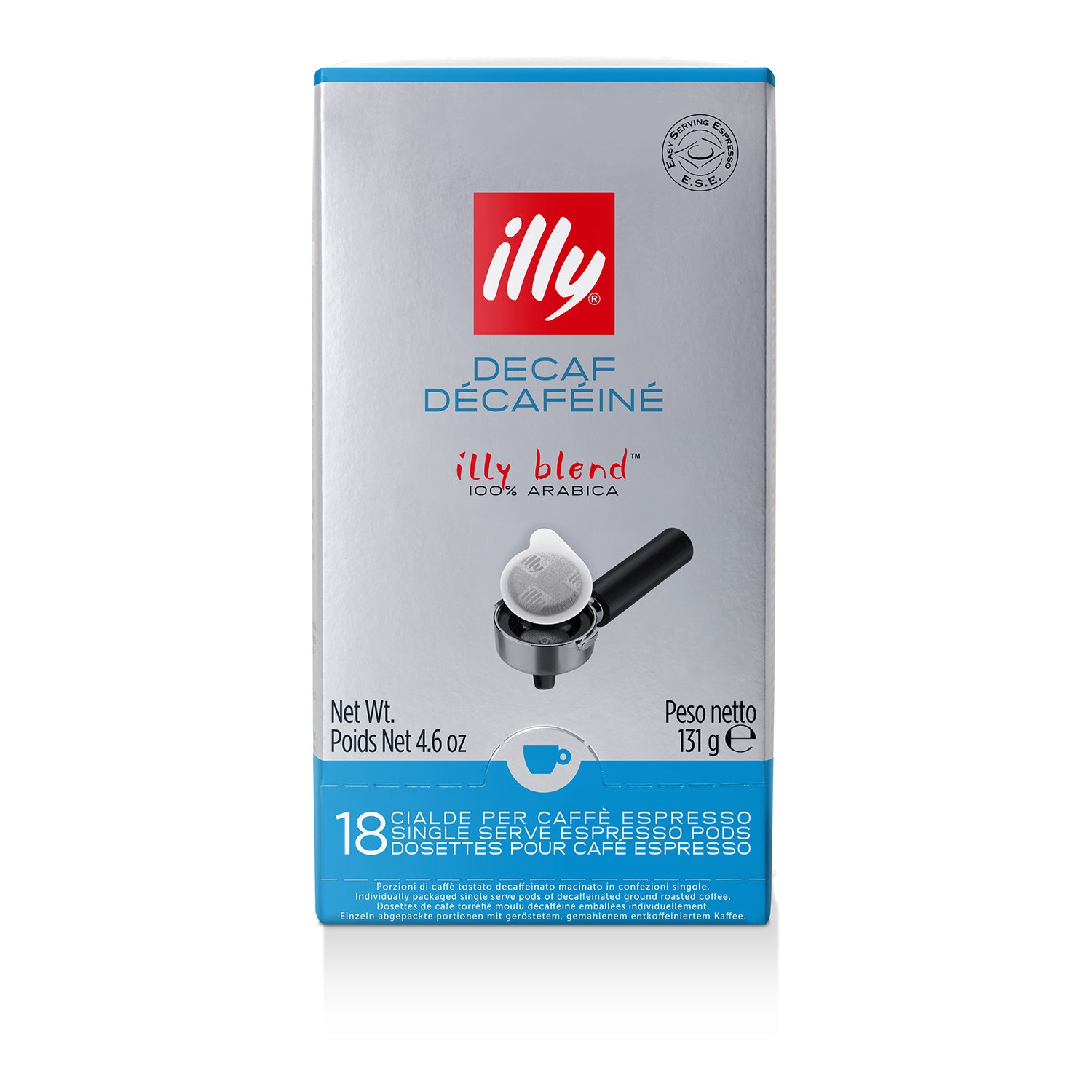 illy E.S.E. Servings pads Monodose Decaffeinated (18 pcs)