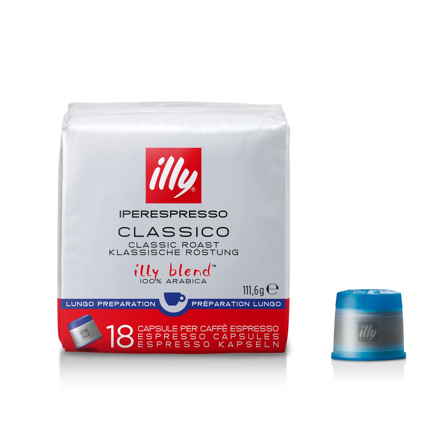 illy Classico Lungo Iperespresso (18 Kapseln)