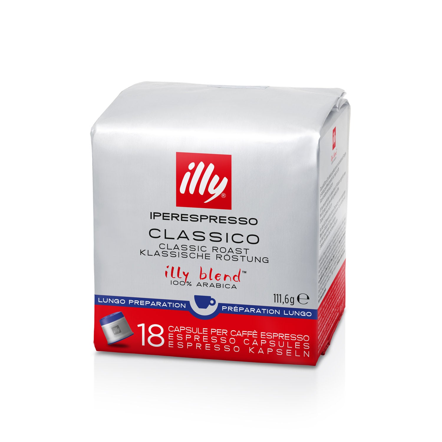 illy Classico Lungo Iperespresso (18 Kapseln)