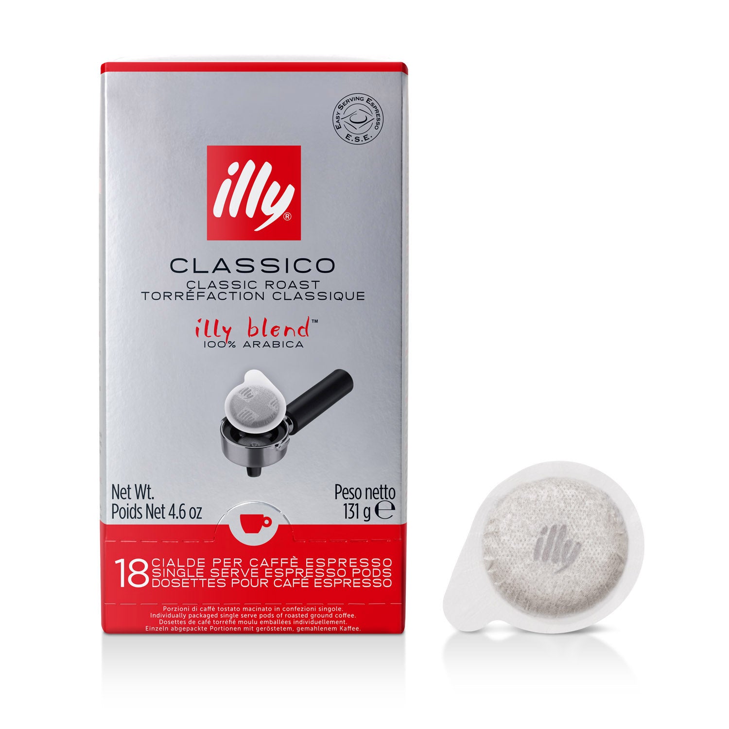 illy E.S.E. Servings pads Monodose Classico (18 pcs)