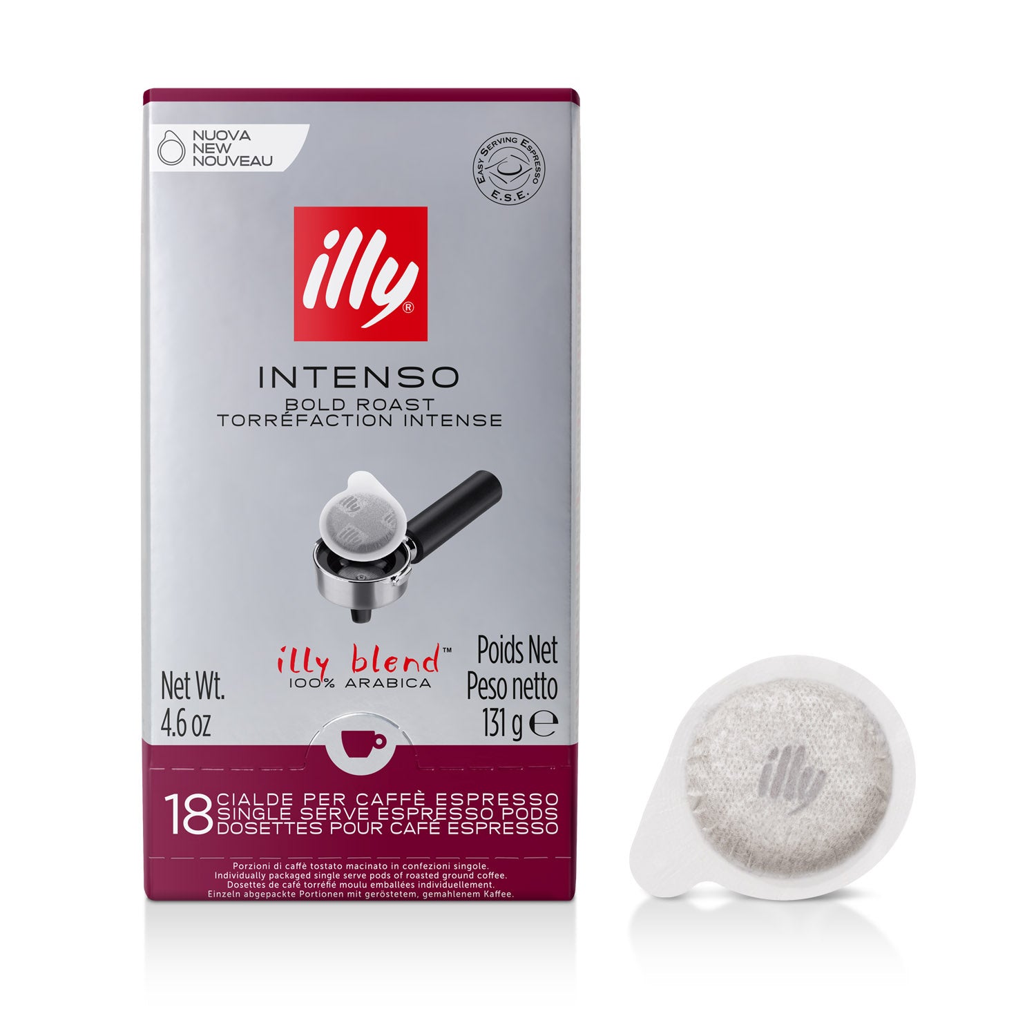 illy E.S.E. Servings pads Monodose Intenso (18 pcs)