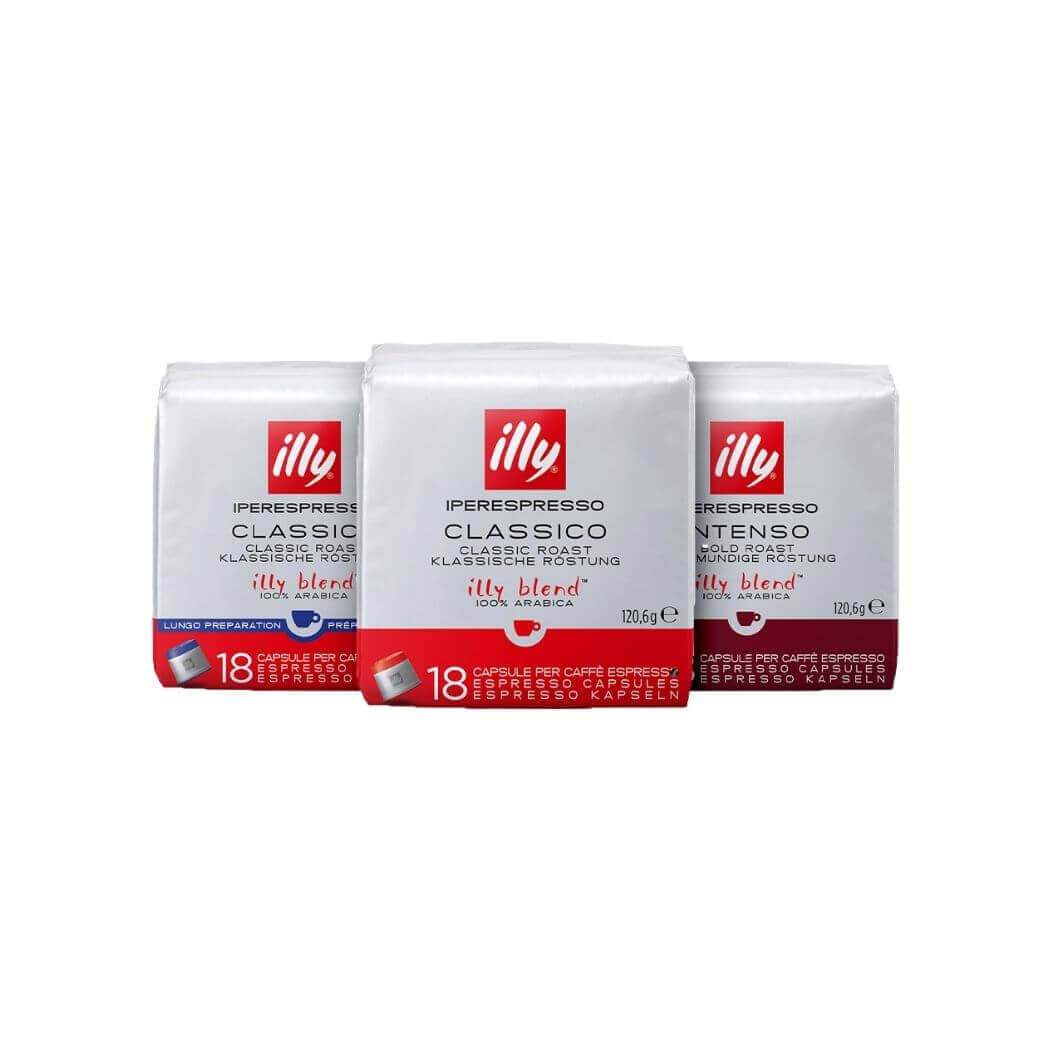 illy Sample pack Iperespresso (54 capsules) (New)