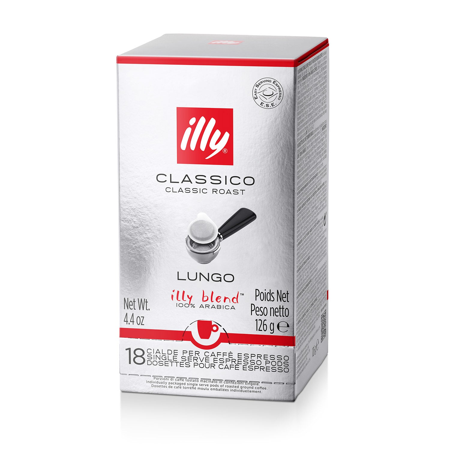 illy E.S.E. Servings pads Monodose Classico Lungo (18 pcs)