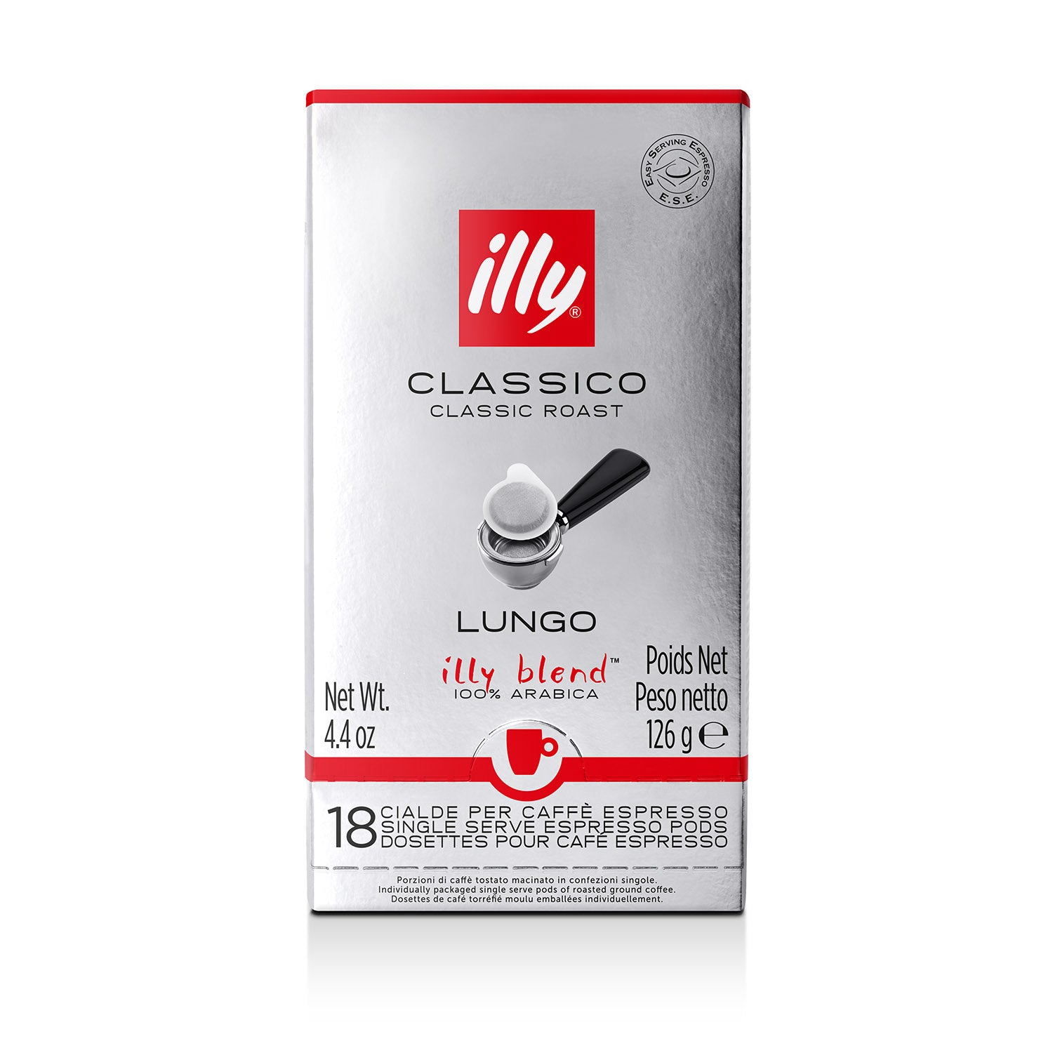 illy E.S.E. Servings pads Monodose Classico Lungo (18 pcs)