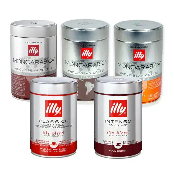illy Sample pack Coffee beans (5 x 250 g) (new)